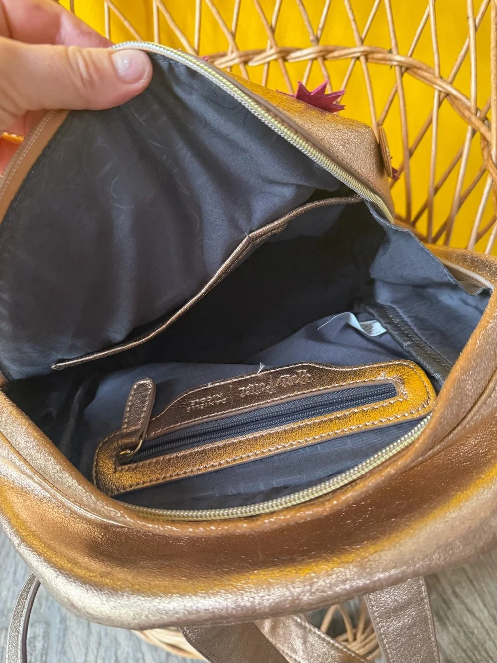 Luna Lovegood Danielle Nicole Mini Backpack Gold Harry Potter RARE - Picture 6 of 8